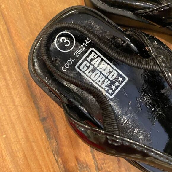 Faded Glory Sandals + Pink Polka Dot Sandal Bundle Toddler Size 3 - Picture 7 of 10